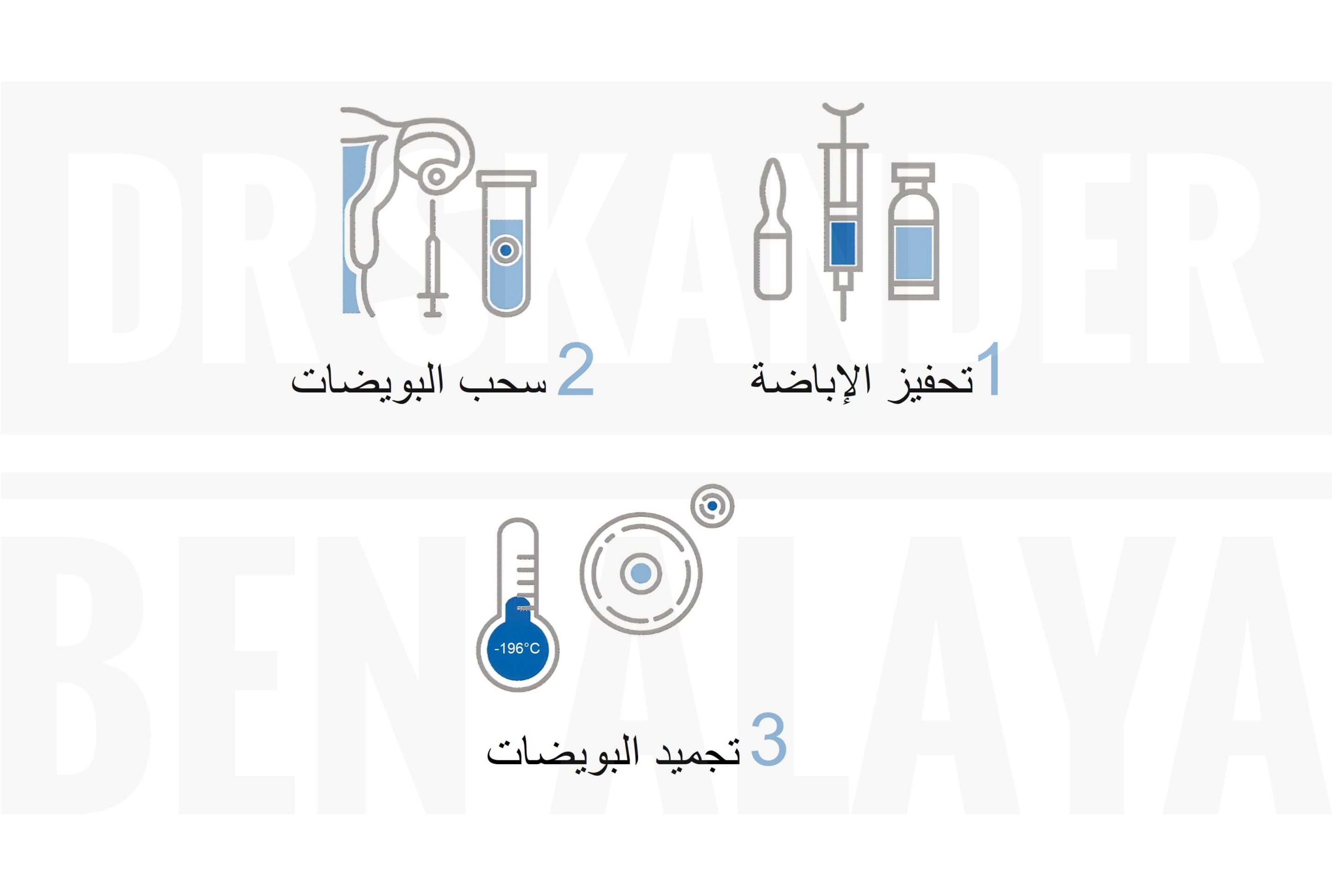 حفظ البويضات من خلال تجميدها وتخزينها في سائل النيتروجين